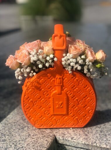Bag Orange Vase
